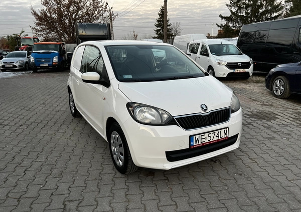 Skoda Citigo cena 21900 przebieg: 158756, rok produkcji 2015 z Sokółka małe 121